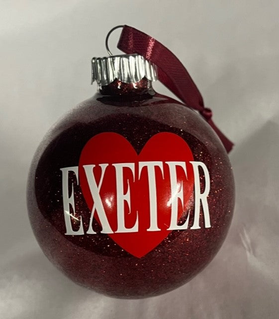 Love Exeter Ornament